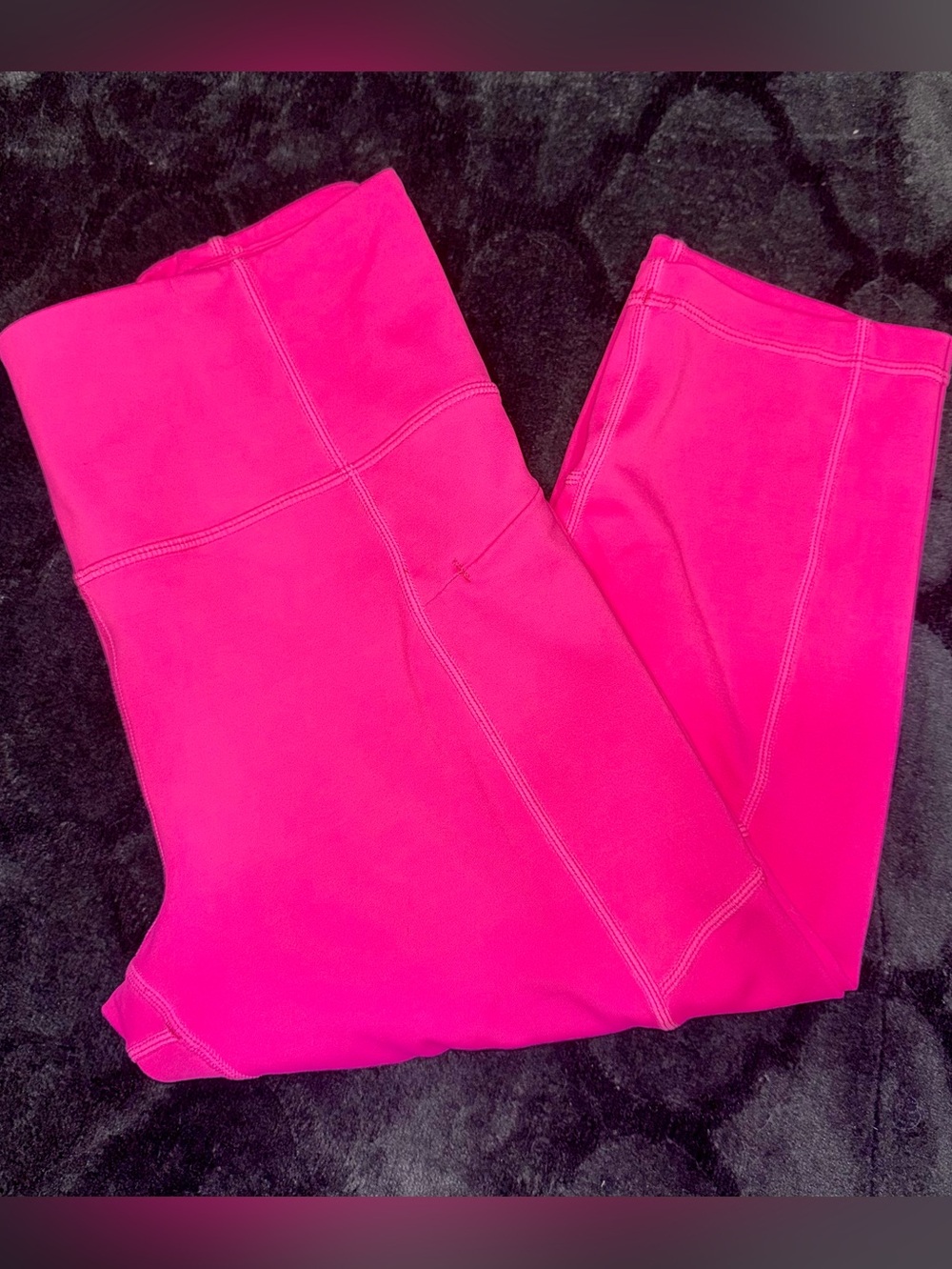 ZYIA Bright Pink Active Capri Leggings 6-8
